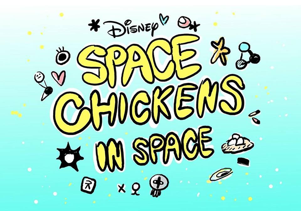 Space Chickens In Space Logo Officially Uploaded Walt Disney