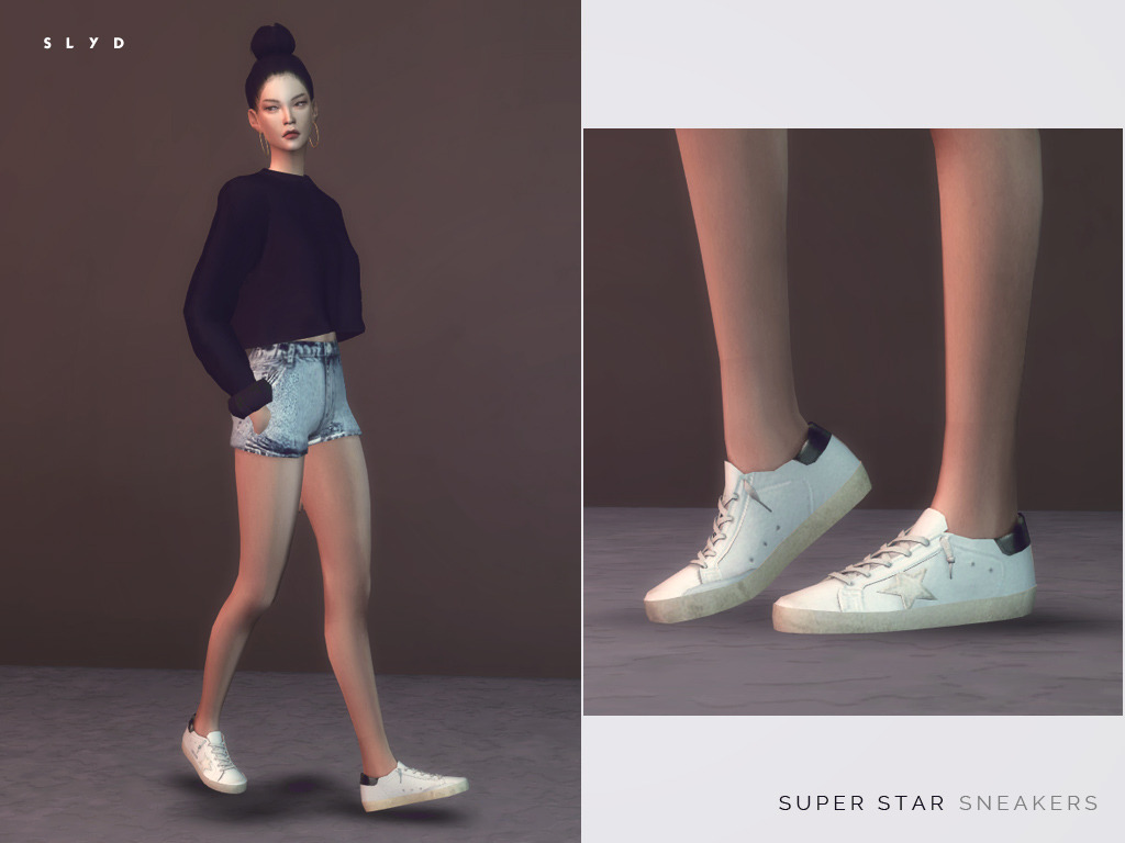 Golden Goose Deluxe Brand Super Star Sneakers
- Leather sneakers with distressed finish in 7 designs.
- Female and male versions.
â€œ DOWNLOAD: SFS | TSR
â€
Him: Hat - toksik / Sunglasses - me / Top - YOUNZOEY / Pants - TYE
Her: Hair - LeahLillith /...