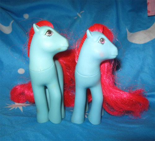 Like the first set of flutter ponies, there are two different...