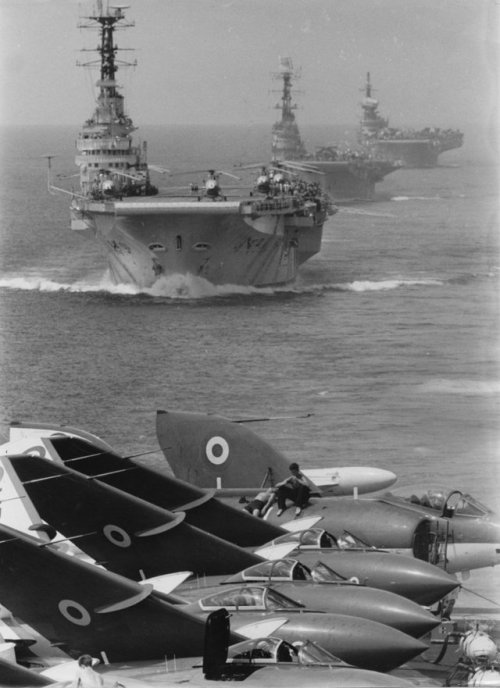 Once upon a time….HMS Eagle, HMS Bulwark, HMAS Melbourne...