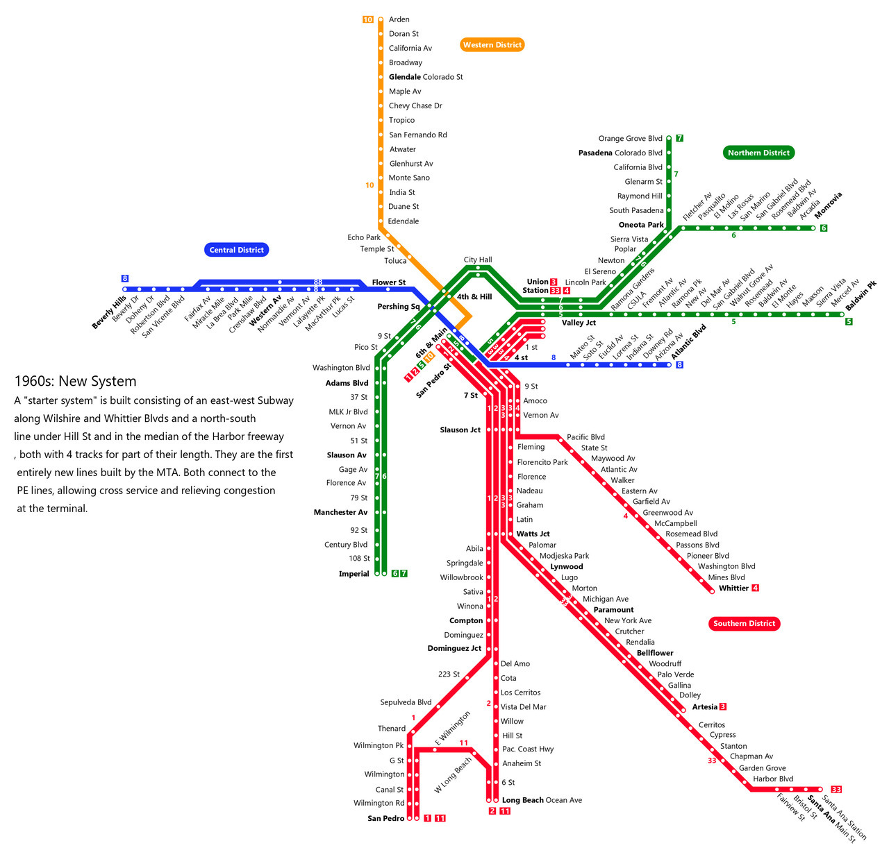 Submission - Fantasy Map: Pacific Electric, Modern... - Transit Maps