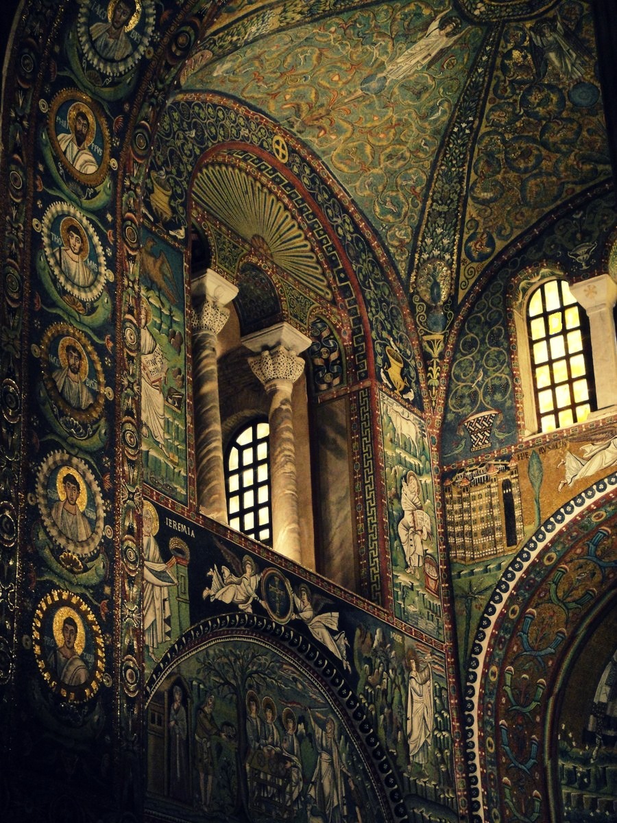 lamassucats: “ Choir mosaics of San Vitale, 546-548, Ravenna, Italy ”