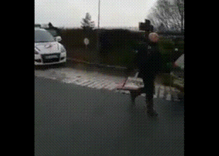 December 2018 - A french cop gets taught a lesson in manners after aggressively pushing an elderly protester. <p data-wpview-marker=