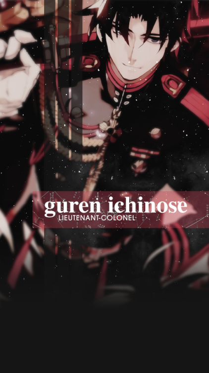 hirragis:[540x960] Lt. Colonel Guren Ichinose