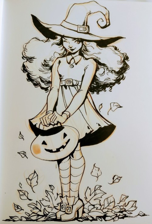 loish:Happy Halloween everyone ❤️ and goodbye inktober - only...