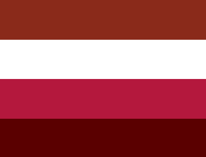 randomaesflags:Dr Pepper PrideIn Order: Gay - Trans - Lesbian...