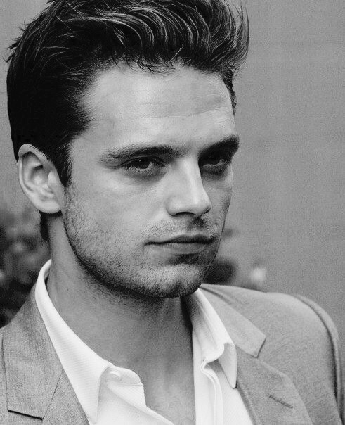 BLACK AND WHITE SEBASTIAN STAN