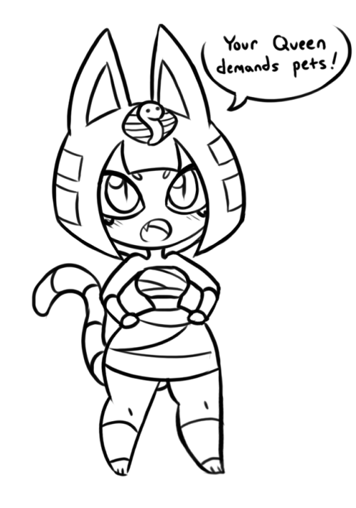 rakkuguy:Ankha doodle