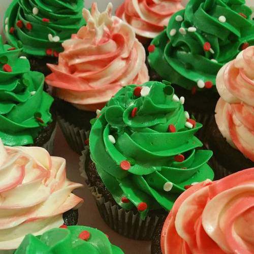 peppermintmocha cupcakes baking christmas