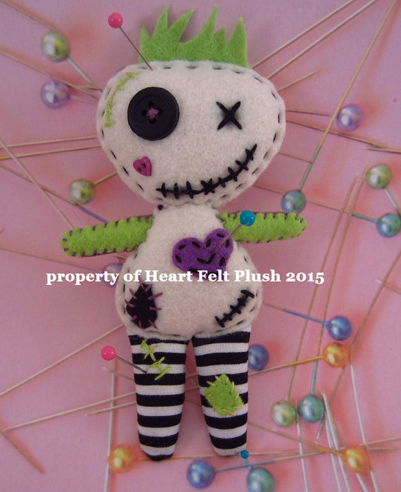 felt voodoo doll