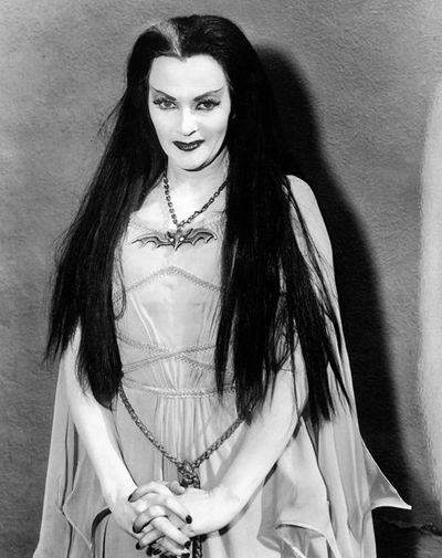 Elegance in Darkness — Yvonne De Carlo as Lily Munster