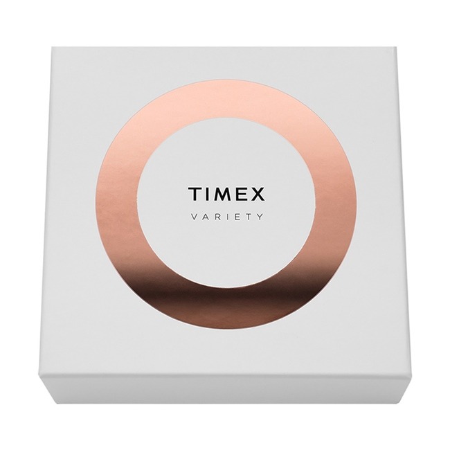 【TIMEX】天美時 復刻系列 限量手錶禮盒組(金/黑/咖啡TXTWG020300)