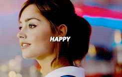 Image result for clara oswald happy gif