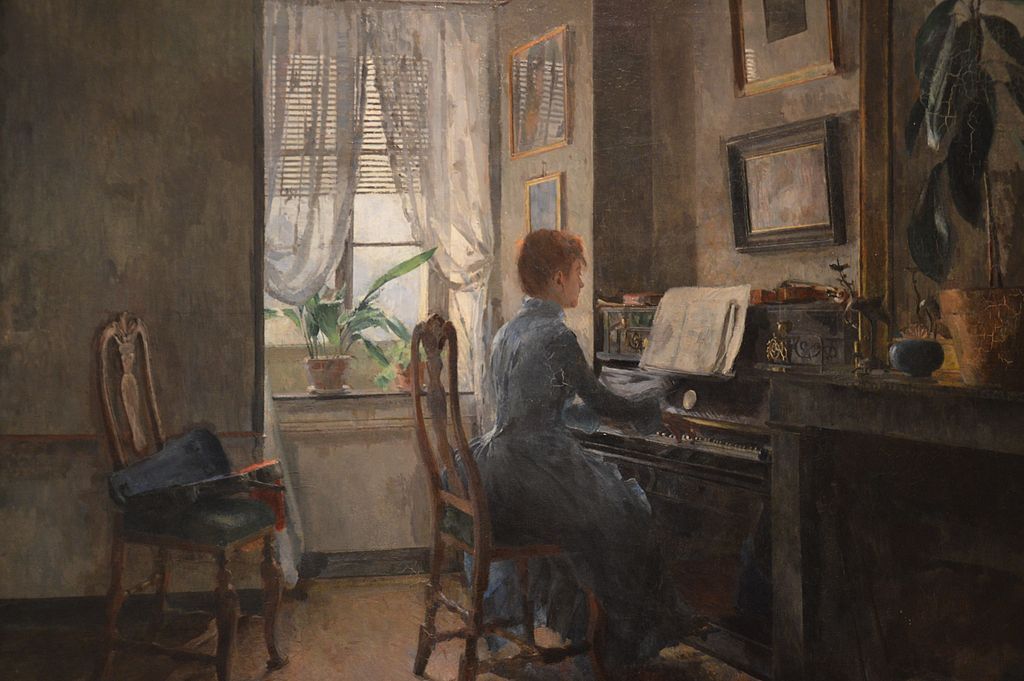 spoutziki-art: Harriet Backer - Chez Moi, 1887... - The Sun Through ...