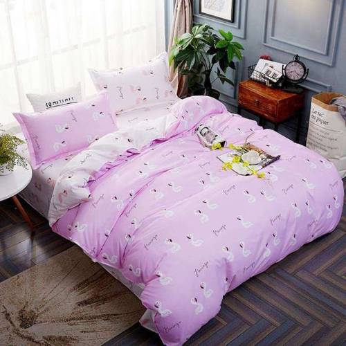 lmessentialoils:Cool Cute bedding setPink bird   ///   Purple...