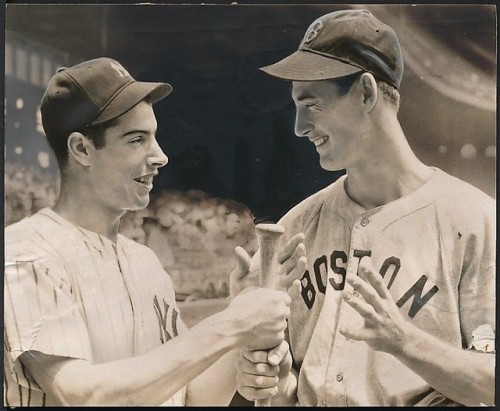 randombaseball:Joe D and Teddy Ballgame.