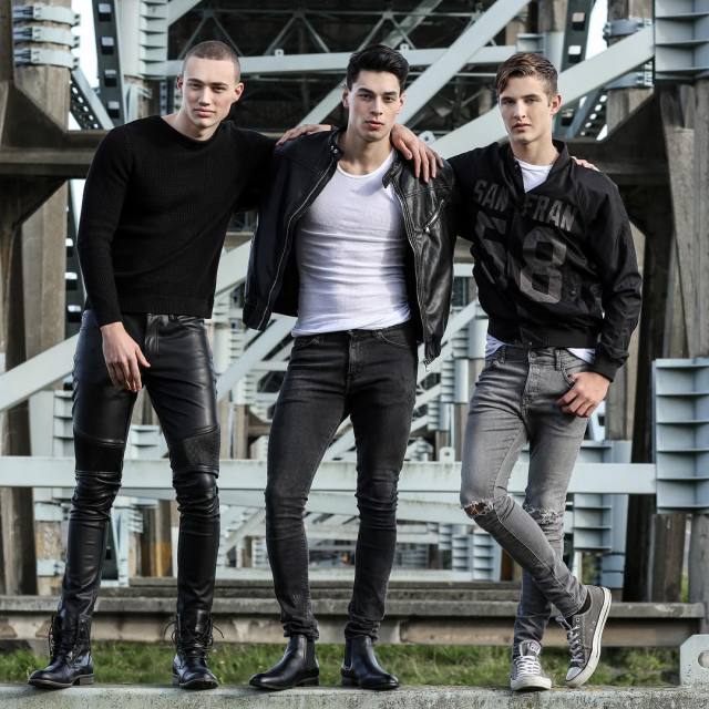 guys in leather pants. — poangielsku: Instagrammer mr_mcfitness in a...
