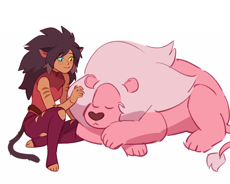 catra and lion