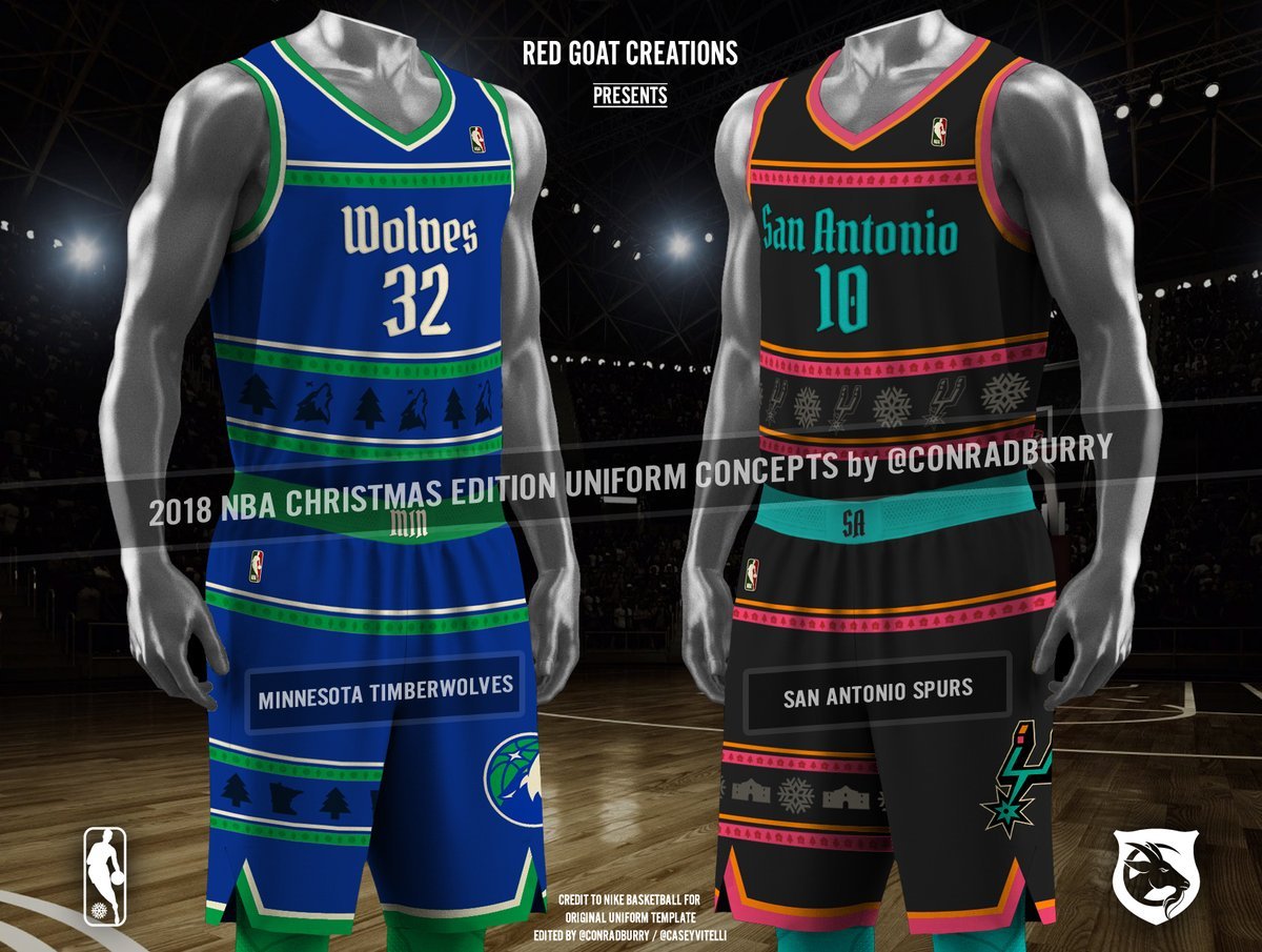 minnesota timberwolves christmas jersey