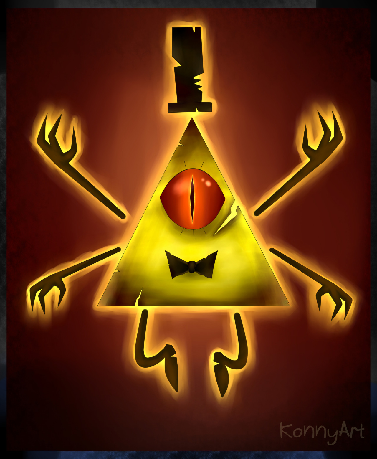 Gravity falls bill cipher scary