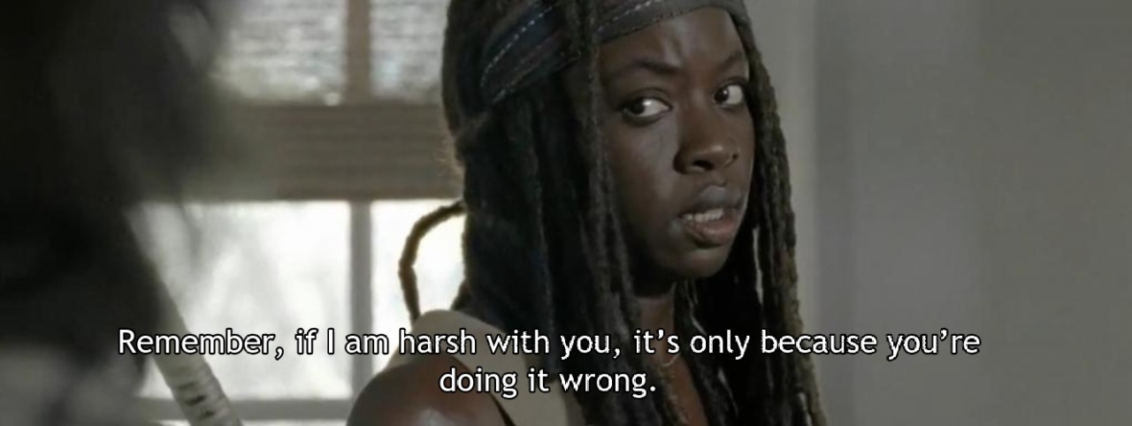 Short Haired Psycho Lady The Walking Dead Characters As Quotes