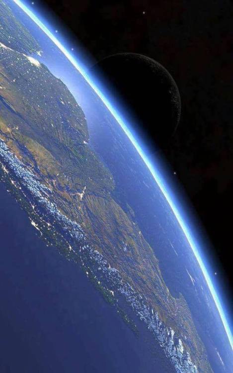 the-wolf-and-moon:South America from the ISS