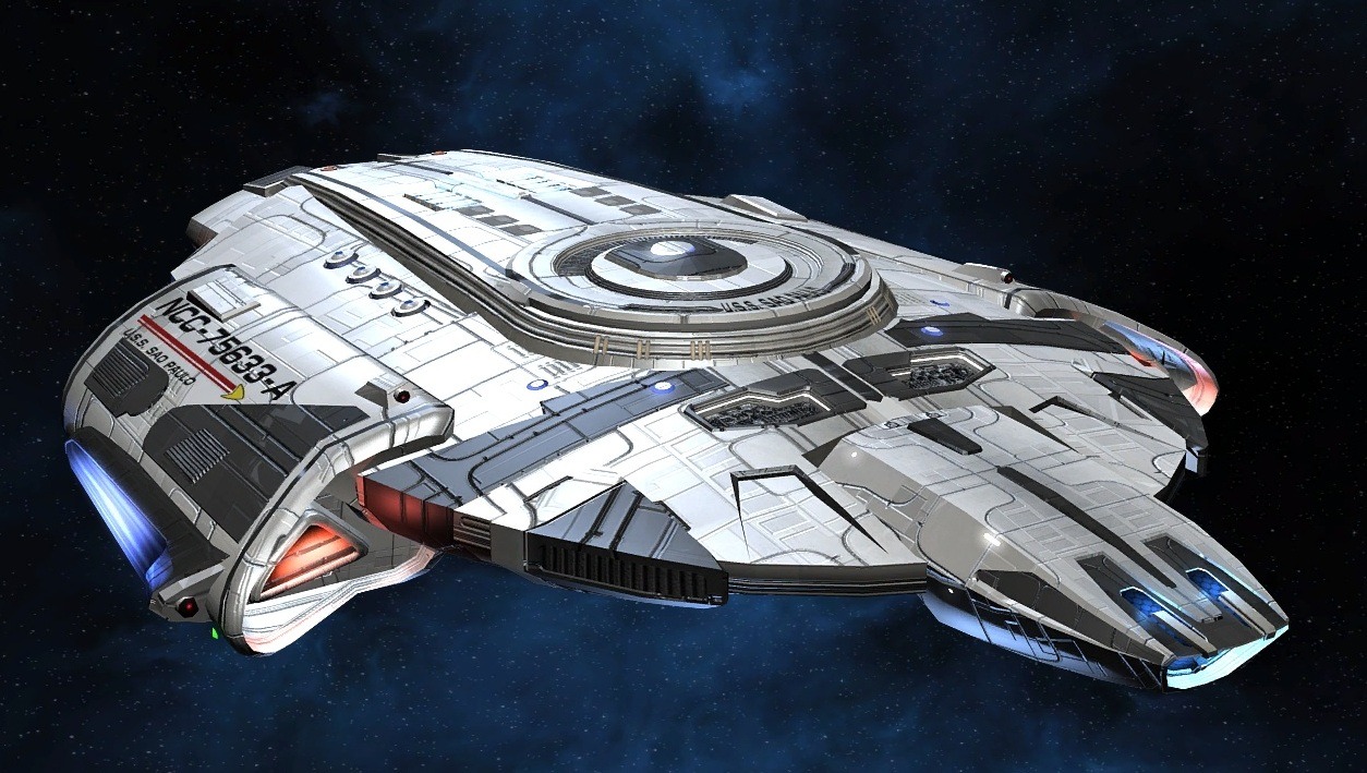 Starfleet ships — Defiant class refit via trekazoid