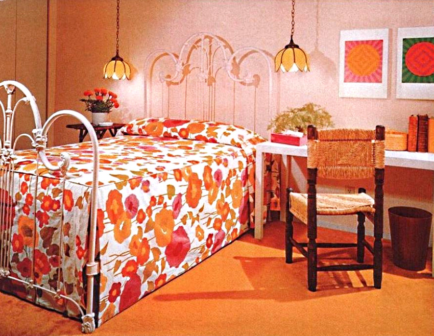 retro 60s bedroom furniture