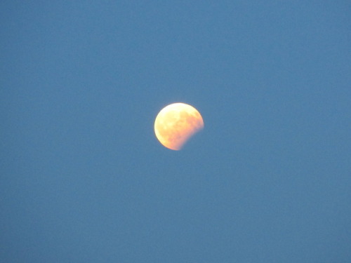 07.08.17, partial lunar eclipse as seen on the Olympiaturm in...