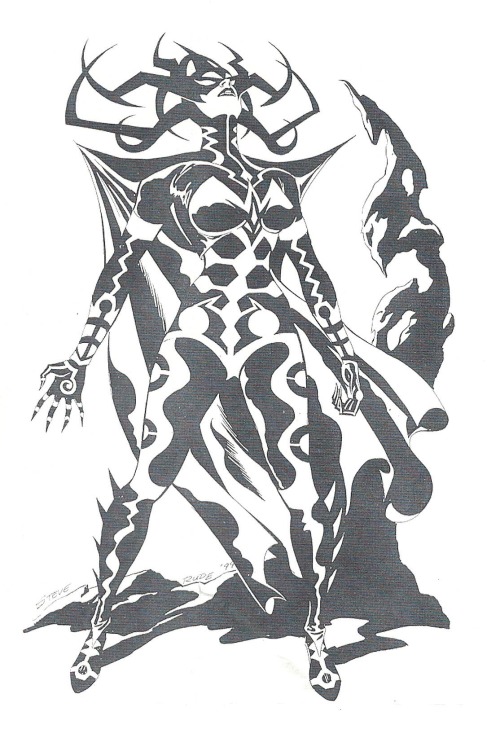 marvel1980s:Hela by Steve Rude