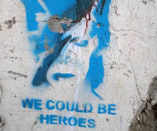 mermaidofthepsychedeliclagoon:David Bowie inspired Street Art