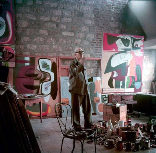 magictransistor:Willy Rizzo. Le Corbusier, Studio at 35 Rue de...