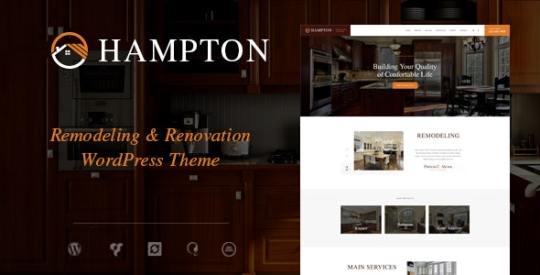 Hampton v1.1.4 – Home Design and House Renovation WordPress Theme Nulled