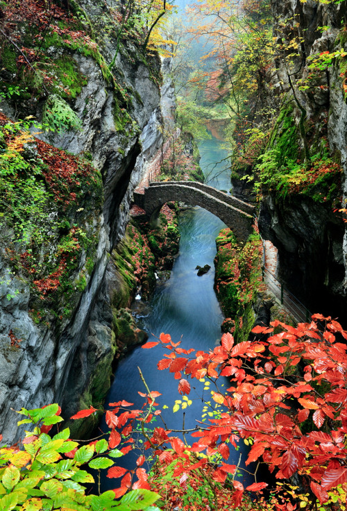 coiour-my-world:Areuse Gorge @ Neuchatel, Switzerland by...