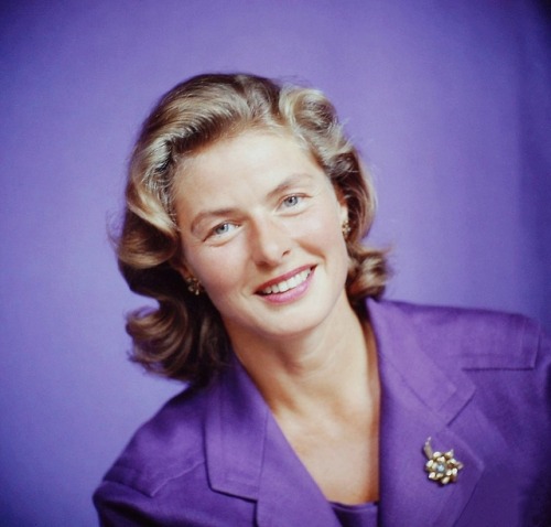 wehadfacesthen:Remembering Ingrid Bergman on her birthday (29...