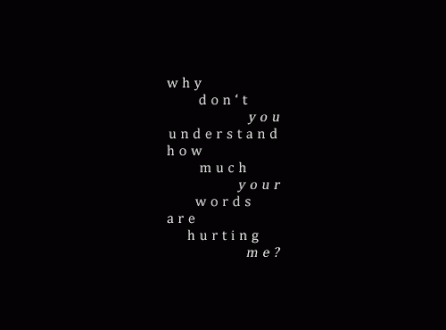 I Would Kill Just To Feel Less Invisible