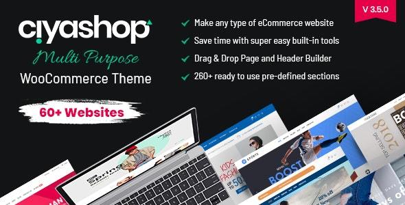 CiyaShop v3.5.0 - Responsive Multi-Purpose Theme Nulled