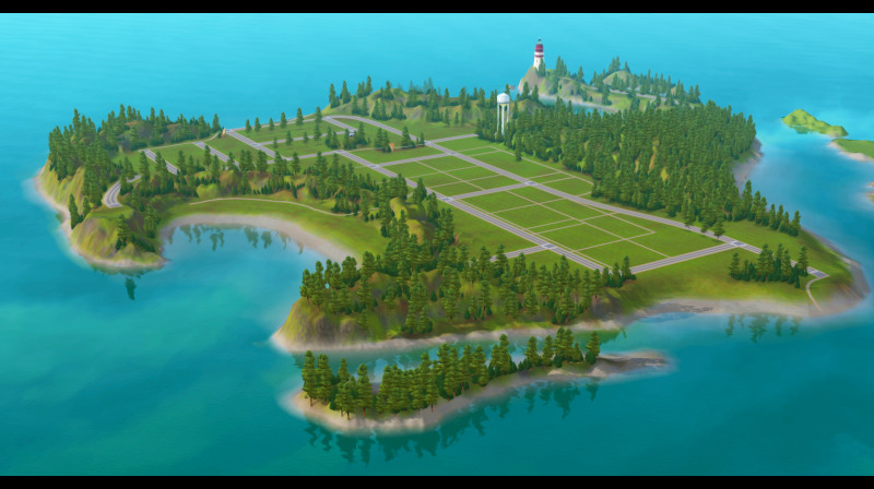 sims 3 empty beach world for city