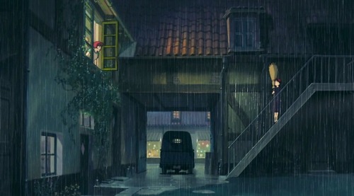 ghibli-collector:“A Rainy Night” Kiki’s Delivery Service - Dir....