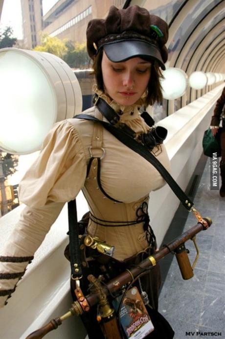 marvolopeeves:Steampunk girl amazing *q* <3