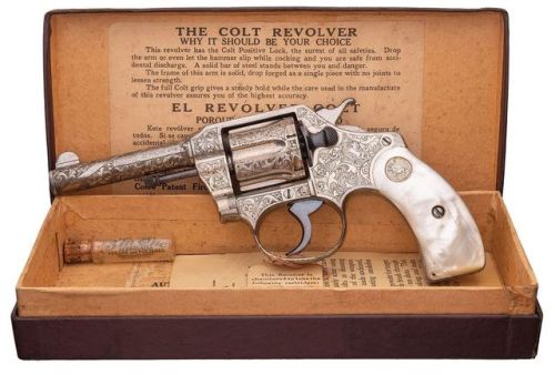 peashooter85:Engraved Colt Pocket Positive double action...