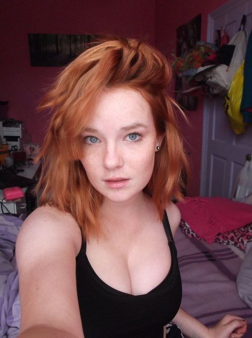 Redhead young teen webcam