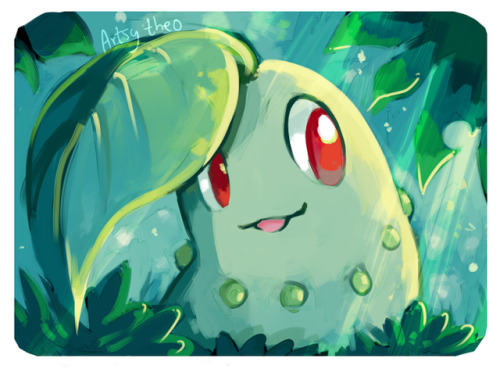 chikorita sleeping