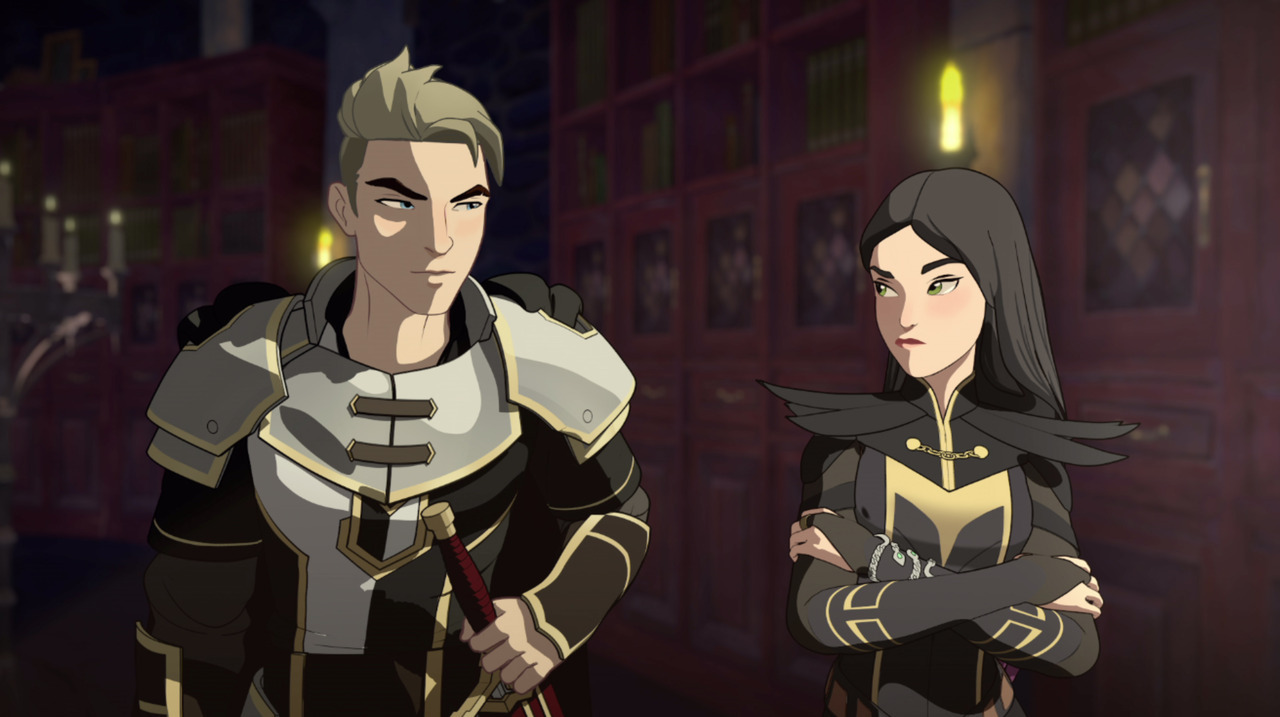 Image result for dragon prince season 2 claudia  and soren