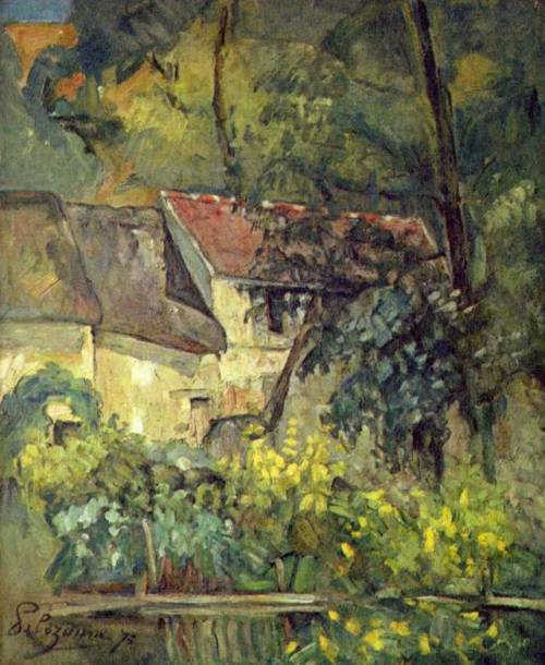 artist-cezanne:The House of Pere Lacroix in Auvers, Paul...