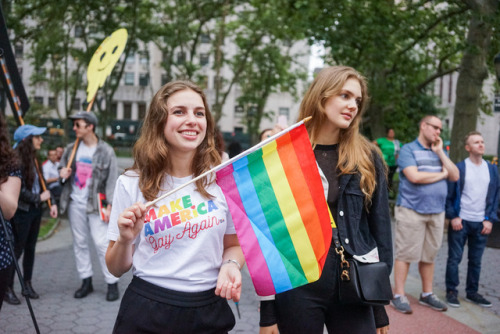 queer-all-year:activistnyc:NYC Pride Rally at Foley Square. .