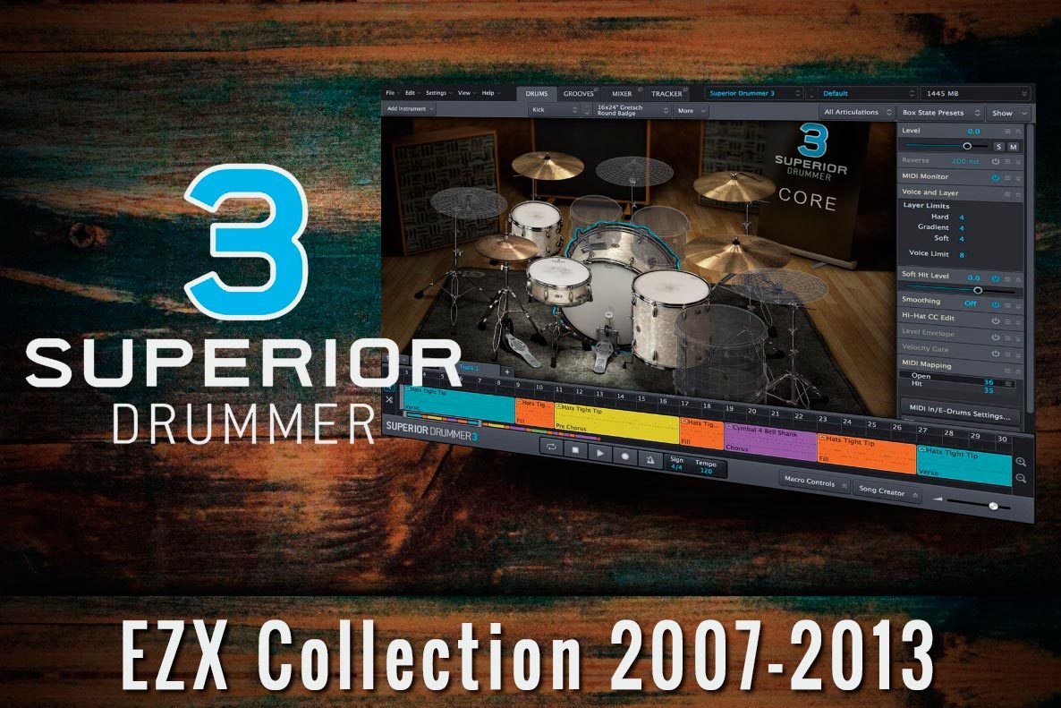 Toontrack EZX COLLECTION 2007-2013 WiN-MAC Toontrack EZX COLLECTION 2007-2013 WiN-MAC