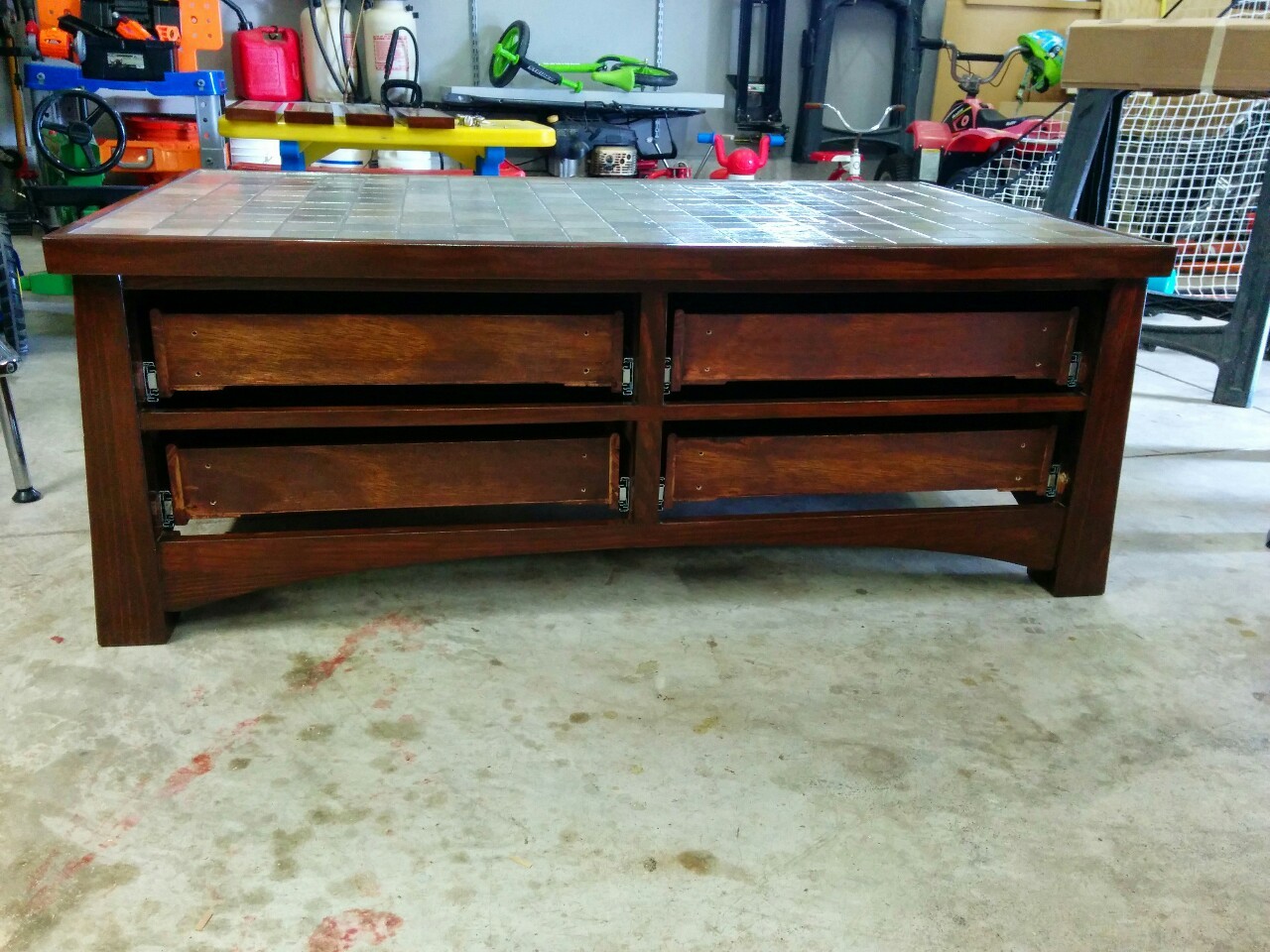 The MOchinist - Craigslist coffee table part 7: Finishing ...