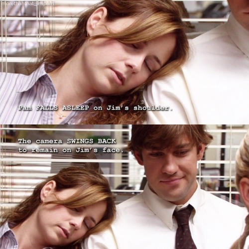 morethanthatfic:Love how this quintessential Jim & Pam scene...