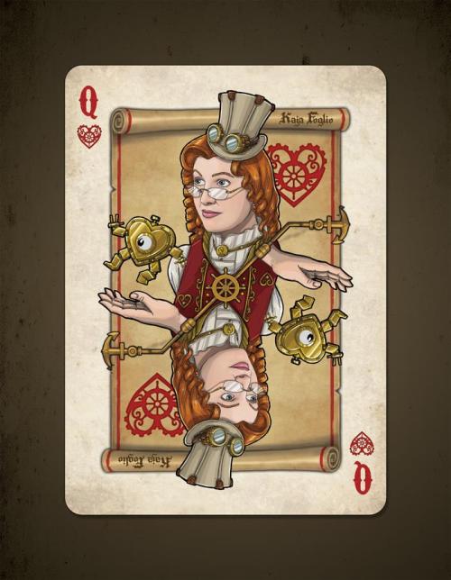 steampunk deck of cards